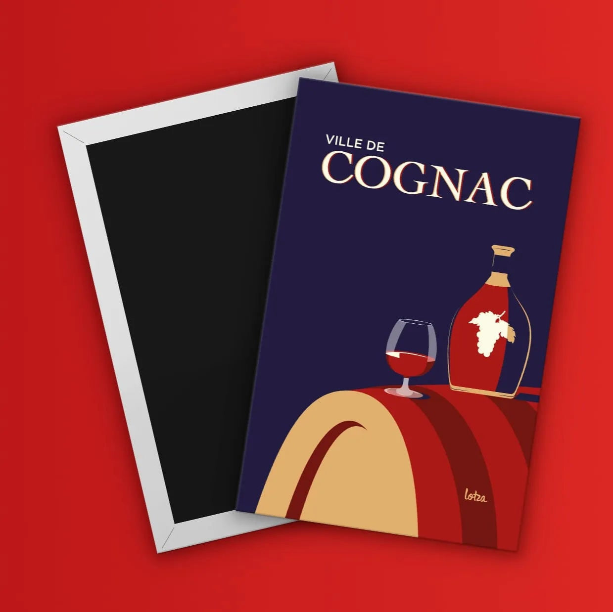 Magnet Cognac (version bleue)